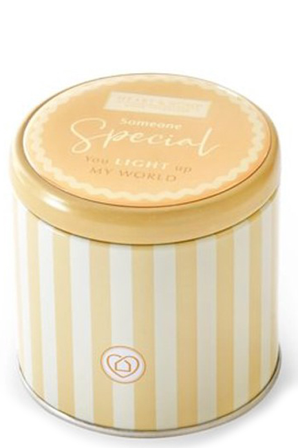 ΚΕΡΙ ΑΡΩΜΑΤΙΚΟ HEART & HOME ΜΕΤΑΛΛΙΚΟ ΚΟΥΤΙ 125ΓΡ.-SOMEONE SPECIAL LIKE YOU