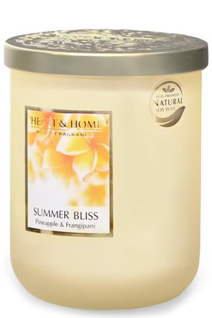 ΚΕΡΙ ΑΡΩΜΑΤΙΚΟ HEART & HOME ΜΕΓΑΛΟ 320ΓΡ.-SUMMER BLISS