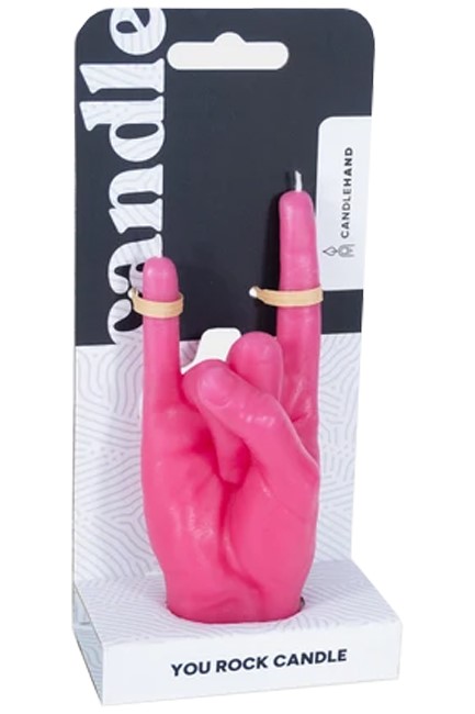 ΚΕΡΙ ΧΕΙΡΟΠΟΙΗΤΟ ΧΕΙΡΟΝΟΜΙΑΣ CANDLEHAND YOU ROCK SMALL PINK