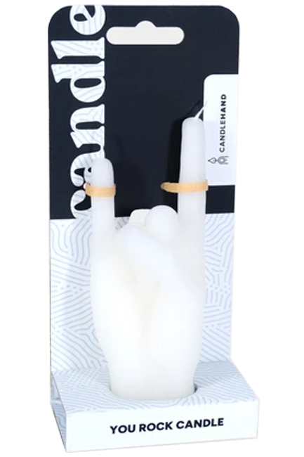 ΚΕΡΙ ΧΕΙΡΟΠΟΙΗΤΟ ΧΕΙΡΟΝΟΜΙΑΣ CANDLEHAND YOU ROCK SMALL WHITE