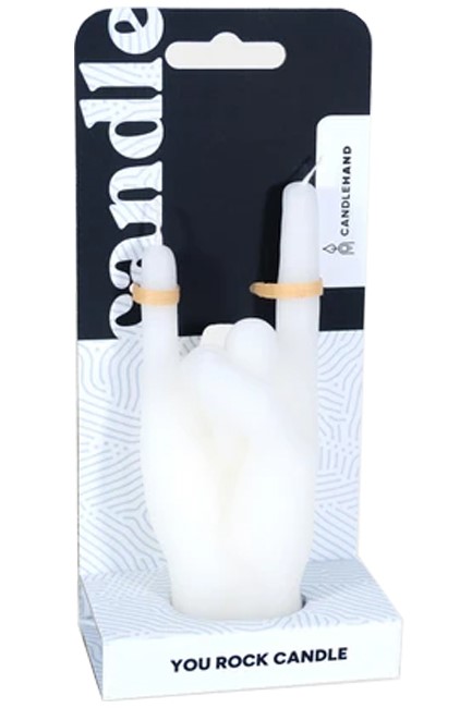 ΚΕΡΙ ΧΕΙΡΟΠΟΙΗΤΟ ΧΕΙΡΟΝΟΜΙΑΣ CANDLEHAND YOU ROCK SMALL WHITE
