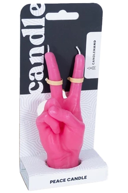 ΚΕΡΙ ΧΕΙΡΟΠΟΙΗΤΟ ΧΕΙΡΟΝΟΜΙΑΣ CANDLEHAND PEACE SMALL PINK