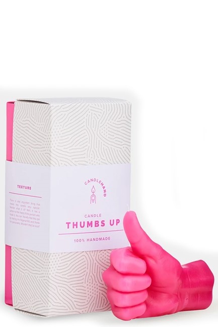 ΚΕΡΙ ΧΕΙΡΟΠΟΙΗΤΟ ΧΕΙΡΟΝΟΜΙΑΣ CANDLEHAND THUMBS UP PINK