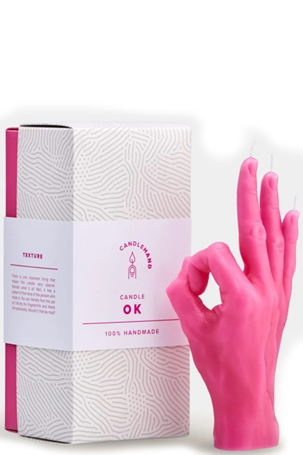 ΚΕΡΙ ΧΕΙΡΟΠΟΙΗΤΟ ΧΕΙΡΟΝΟΜΙΑΣ CANDLEHAND OK PINK