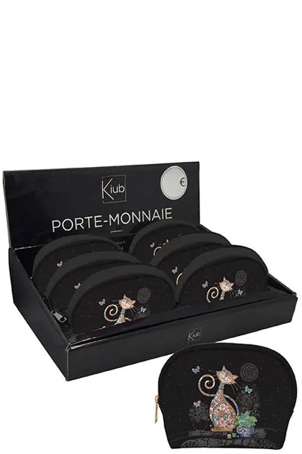 ΠΟΡΤΟΦΟΛΙ KIUB EDITION 9*14cm.ΓΑΤΑ ΜΕ ΠΕΤΑΛΟΥΔΑ