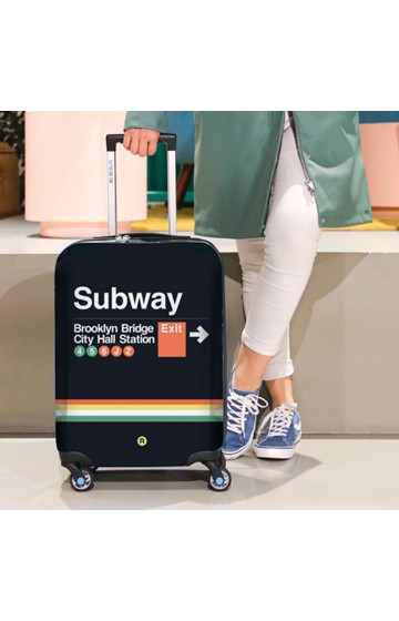 ΒΑΛΙΤΣΑ TROLLEY 4 ΡΟΔΕΣ BG BERLIN 54*35*20CM.SUBWAY
