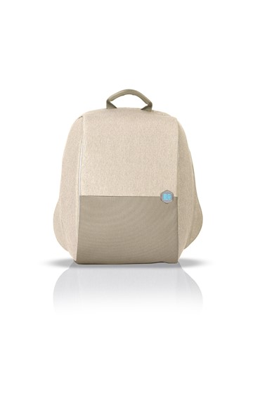 ΣΑΚΙΔΙΟ ΠΛΑΤΗΣ METROBAG ANTITHEFT 42*36*15CM.14LT-DARK CHAMPAGNE