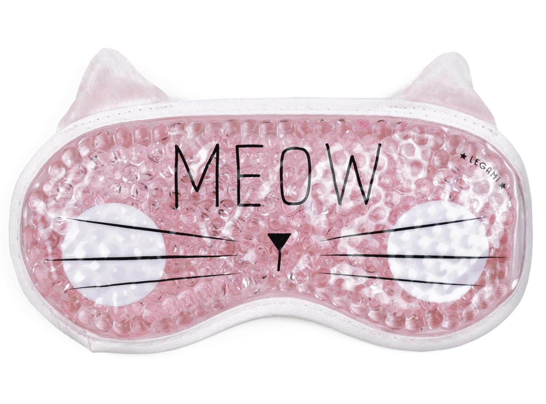 ΜΑΣΚΑ ΥΠΝΟΥ LEGAMI EMKIT2 ΜΕ GEL HOT AND COLD MEOW ΡΟΖ