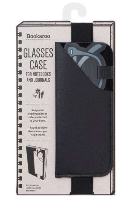 ΘΗΚΗ ΓΥΑΛΙΩΝ ΓΙΑ NOTEBOOK ΜΕ ΛΑΣΤΙΧΟ BOOKAROO BLACK 41201