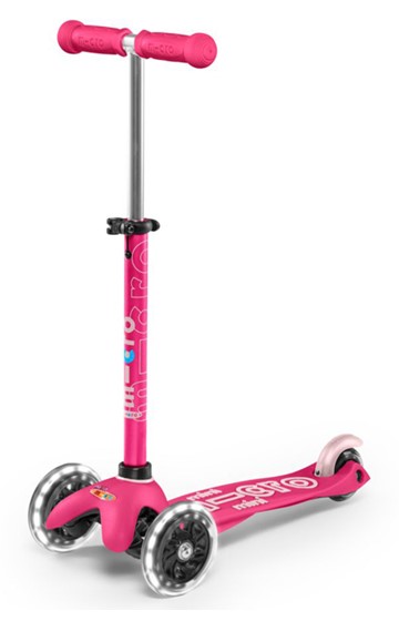 SCOOTER MINI MICRO DELUXE PINK ΜΕ LED ΤΡΟΧΟΥΣ