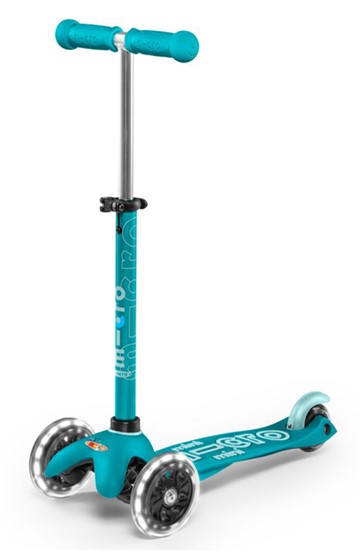 SCOOTER MINI MICRO DELUXE AQUA ΜΕ LED ΤΡΟΧΟΥΣ