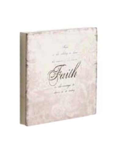 ΚΑΔΡΟ HEAVEN SENDS ΚΑΝΒΑΣ 18*18εκ.FAITH