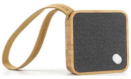 ΗΧΕΙΟ ΦΟΡΗΤΟ GINGKO MI SQUARE NATURAL CHERRY BLUETOOTH G005CH