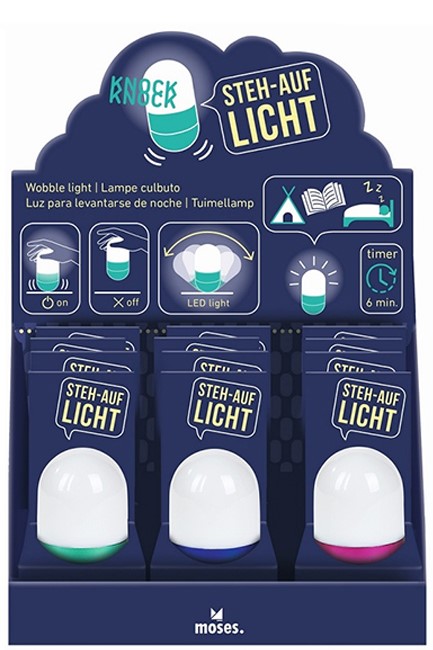 ΦΩΤΙΣΤΙΚΟ LED MOSES MINI ΜΕ ΧΡΟΝΟΔΙΑΚΟΠΤΗ KNOCK-KNOCK M27169