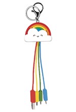 ΚΑΛΩΔΙΟ ΦΟΡΤΙΣΗΣ LEGAMI USB 3σε1 TYPE C-MICRO USB+LIGHTNING UCC0006 RAINBOW