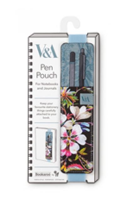 ΘΗΚΗ ΓΙΑ ΕΡΓΑΛΕΙΑ ΓΡΑΦΗΣ ΜΕ ΛΑΣΤΙΧΟ BOOKAROO KILBURN BLACK FLORAL