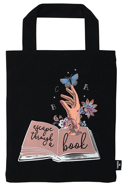 ΤΣΑΝΤΑ ΚΑΜΒΑΣ MOSES LIBRI-X ΜΙΚΡΗ ESCAPE THROUGH A BOOK M83353