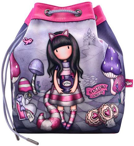 ΤΣΑΝΤΑ ΠΛΑΤΗΣ ΠΟΥΓΚΙ GORJUSS 1148GJ01 CHESHIRE CAT