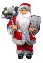 ΑΓΙΟΣ ΒΑΣΙΛΗΣ ΜΕ ΣΤΟΛΗ XMAS 30 εκ.ΚΟΚΚΙΝΗ ΜΕ ΓΚΡΙ ΓΟΥΝΑ