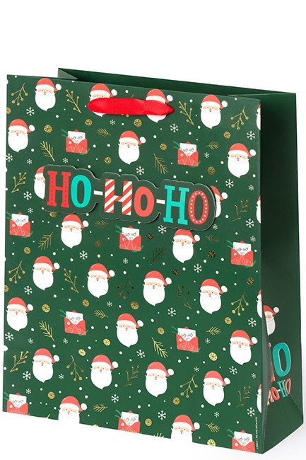 ΤΣΑΝΤΑ ΔΩΡΟΥ XMAS LARGE LEGAMI GB0638 SANTA CLAUS