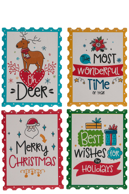 ΜΑΓΝΗΤΗΣ ΜΕΤΑΛΛΙΚΟΣ XMAS OUT OF THE BLUE 6*8 εκ.