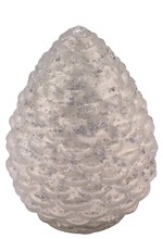 ΚΟΥΚΟΥΝΑΡΙ ΔΙΑΚΟΣΜΗΤΙΚΟ ΓΥΑΛΙΝΟ XMAS 8*8*10,5 εκ.ΑΣΗΜΙ