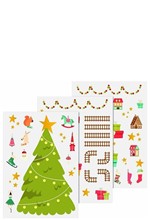 STICKERS ΤΖΑΜΙΩΝ XMAS A4 HEYDA ΣΕΤ 3ΦΥΛΛΩΝ ΕΛΑΤΟ