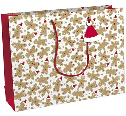 ΤΣΑΝΤΑ ΔΩΡΟΥ XMAS 37,3*11,8*27,5cm.GINGER