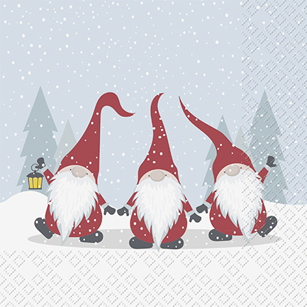 ΧΑΡΤΟΠΕΤΣΕΤΕΣ XMAS 33*33CM.20ΤΕΜ.GNOMO