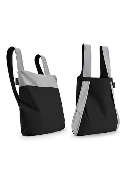 ΤΣΑΝΤΑ-ΣΑΚΙΔΙΟ ΠΛΑΤΗΣ NOTABAG 45*65 εκ.GREY BLACK