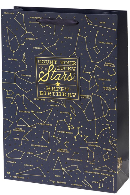 ΤΣΑΝΤΑ ΔΩΡΟΥ X-LARGE LEGAMI GB0610 HAPPY BIRTHDAY STARS