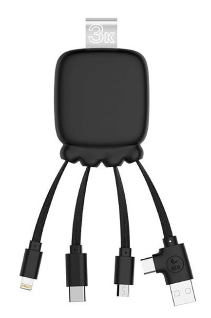 POWER BANK XOOPAR 3.000MAH MR.BIO ECO FRIENDLY GAMMA 2 POWER PACK MULTI USB CABLE BLACK