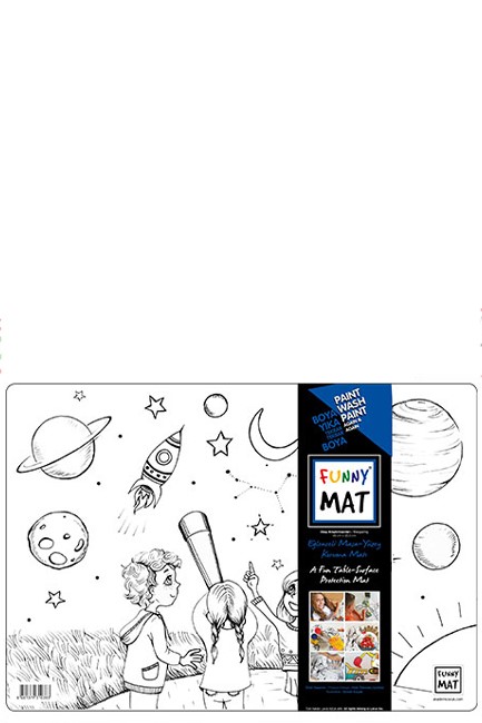ΣΟΥΠΛΑ 48*33,5cm.FUNNY MAT ΑΣΤΡΑ ΚΑΙ ΠΛΑΝΗΤΕΣ