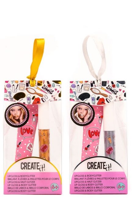 LIP GLOSS CREATE IT ΚΑΙ GLITTER ΣΩΜΑΤΟΣ