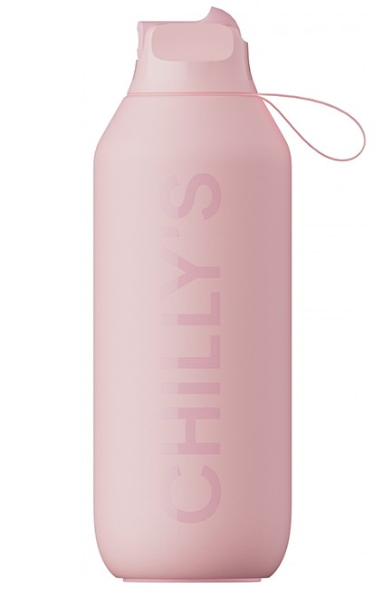 ΠΑΓΟΥΡΙ ΑΝΟΞΕΙΔΩΤΟ ΑΤΣΑΛΙ ΘΕΡΜΟΣ CHILLY'S 500ml SERIES 2 FLIP BLUSH PINK