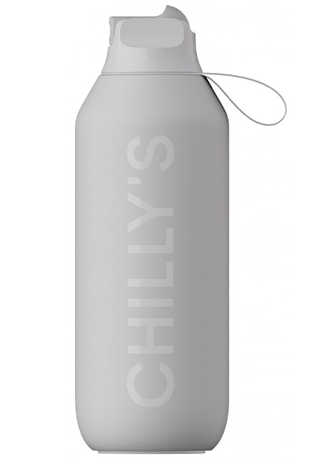 ΠΑΓΟΥΡΙ ΑΝΟΞΕΙΔΩΤΟ ΑΤΣΑΛΙ ΘΕΡΜΟΣ CHILLY'S 500ml SERIES 2 FLIP GRANITE GREY