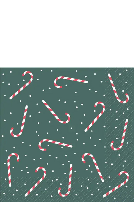 ΧΑΡΤΟΠΕΤΣΕΤΕΣ XMAS 33*33CM.20ΤΕΜ.ΠΡΑΣΙΝΗ ΜΕ ΖΑΧΑΡΩΤΑ