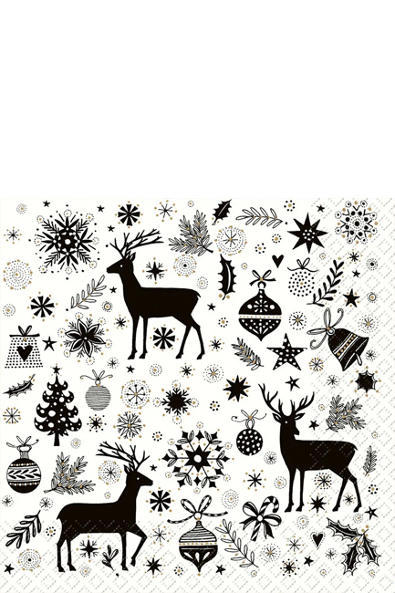 ΧΑΡΤΟΠΕΤΣΕΤΕΣ XMAS 33*33CM.20ΤΕΜ.CEDRIC