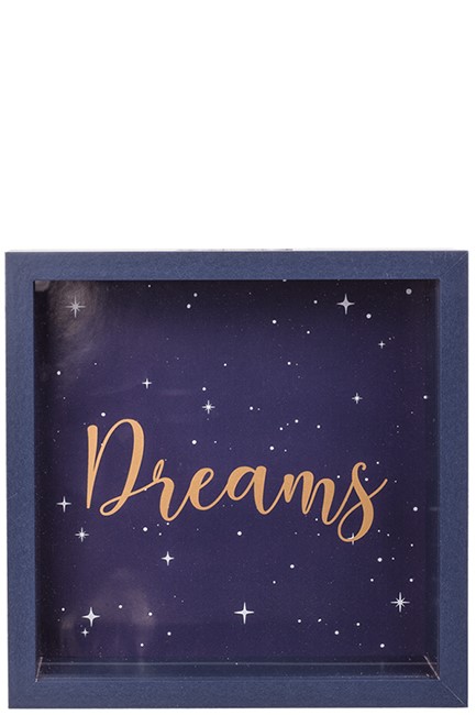 ΚΟΥΜΠΑΡΑΣ ΞΥΛΙΝΟΣ OUT OF THE BLUE DREAMS 20*20 εκ.