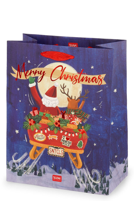ΤΣΑΝΤΑ ΔΩΡΟΥ XMAS MEDIUM LEGAMI GB0658 SLEIGH