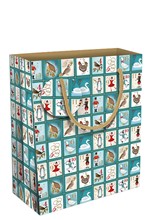 ΤΣΑΝΤΑ ΔΩΡΟΥ XMAS MUSEUMS & GALLERIES 23*18*10cm.12 DAYS OF XMAS