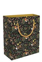 ΤΣΑΝΤΑ ΔΩΡΟΥ XMAS MUSEUMS & GALLERIES 23*18*10cm.CATHERINE ROWE-CHRISTMAS GARDEN MEDIUM BAG