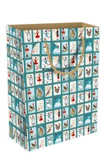 ΤΣΑΝΤΑ ΔΩΡΟΥ XMAS MUSEUMS & GALLERIES 31,5*26*13,5cm.12 DAYS OF XMAS