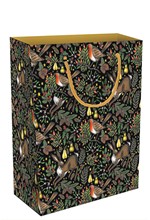 ΤΣΑΝΤΑ ΔΩΡΟΥ XMAS MUSEUMS & GALLERIES 31,5*26*13,5cm.CATHERINE ROWE-CHRISTMAS GARDEN LARGE BAG