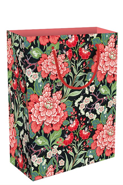 ΤΣΑΝΤΑ ΔΩΡΟΥ MUSEUMS & GALLERIES 31,5*26*13,5cm.L.P. BUTTERFIELD-PEONY & PRUNUS FLORAL LARGE BAG