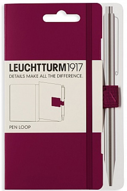 ΘΗΚΗ ΓΙΑ ΕΡΓΑΛΕΙΑ ΓΡΑΦΗΣ ΕΛΑΣΤΙΚΗ ΑΥΤΟΚΟΛΛΗΤΗ LEUCHTTURM PORT RED