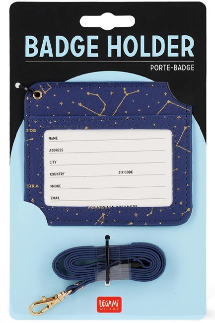 ΘΗΚΗ ΚΑΡΤΩΝ LEGAMI BH0031 BADGE HOLDER-STARS ΜΕ ΚΟΡΔΟΝΙ