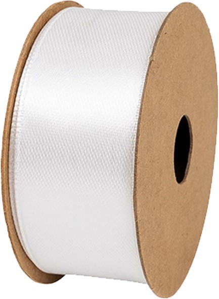 ΚΟΡΔΕΛΑ ΣΥΣΚΕΥΑΣΙΑΣ 25mm.*4m.SATIN ΑΣΠΡΗ