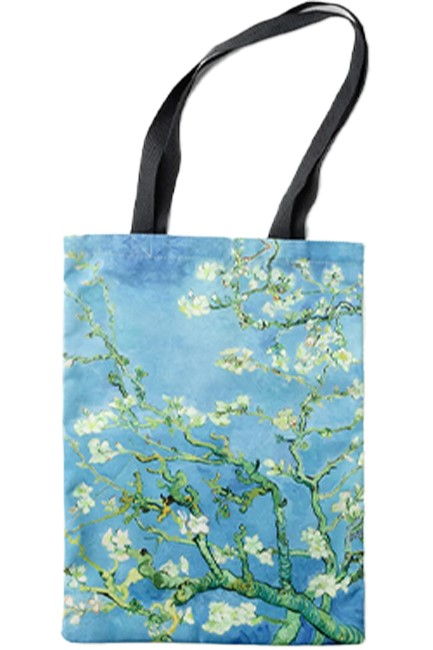 ΤΣΑΝΤΑ ΚΑΜΒΑΣ TODAY IS ART DAY 34*45 εκ.VINCENT VAN GOGH-ALMOND BLOSSOM