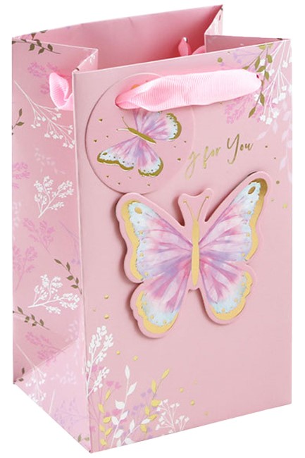 ΤΣΑΝΤΑ ΔΩΡΟΥ 12,7*20,3*9cm.BUTTERFLY